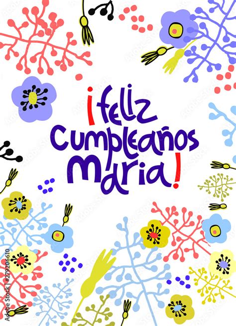 happy birthday maria in spanish